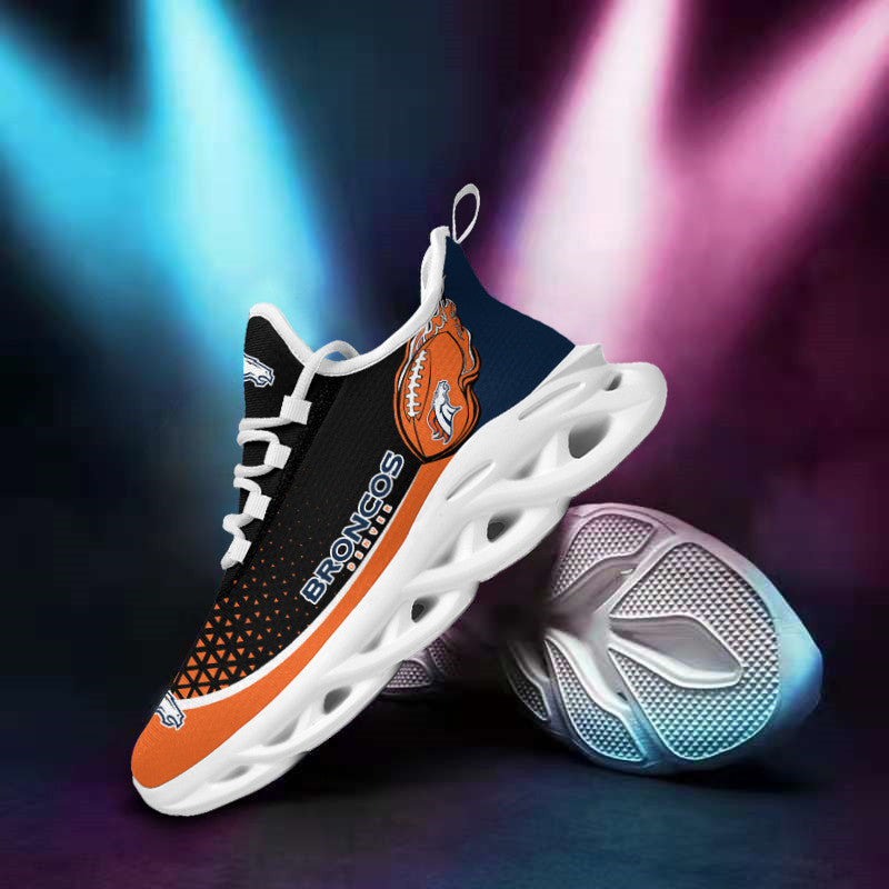 Ideafootwear Denver Broncos NFL Max Soul Shoes Sneakers For Men And Women