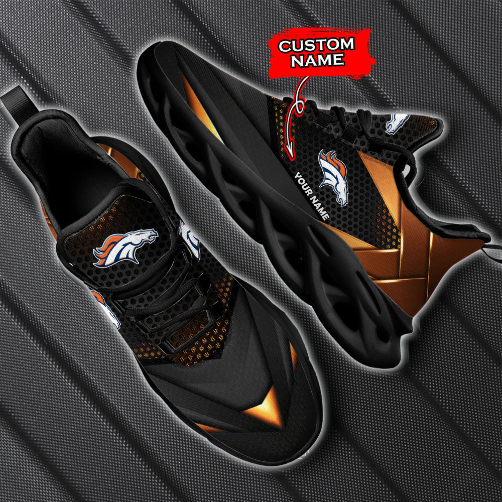 Ideafootwear Denver Broncos NFL Max Soul Shoes Sneakers For Men And Women