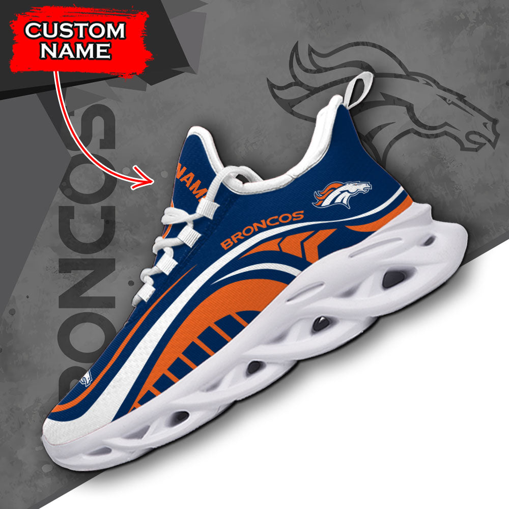 Ideafootwear Denver Broncos NFL Max Soul Shoes Sneakers For Men And Women