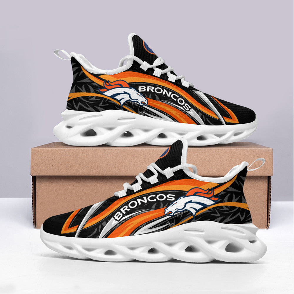 Ideafootwear Denver Broncos NFL Max Soul Shoes Sneakers For Men And Women