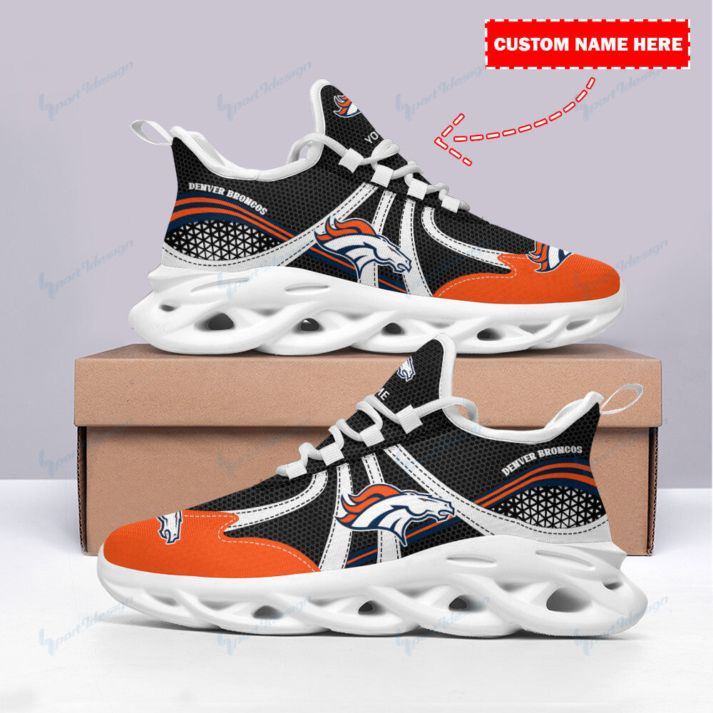 Ideafootwear Denver Broncos NFL Max Soul Shoes Sneakers For Men And Women