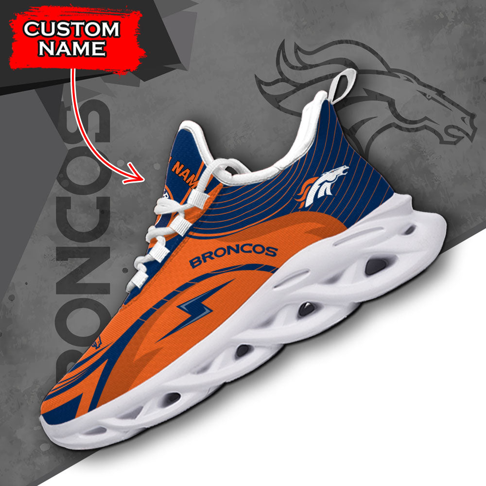 Ideafootwear Denver Broncos NFL Max Soul Shoes Sneakers For Men And Women