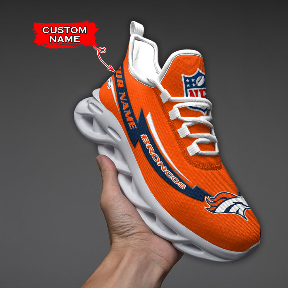 Ideafootwear Denver Broncos NFL Max Soul Shoes Sneakers For Men And Women