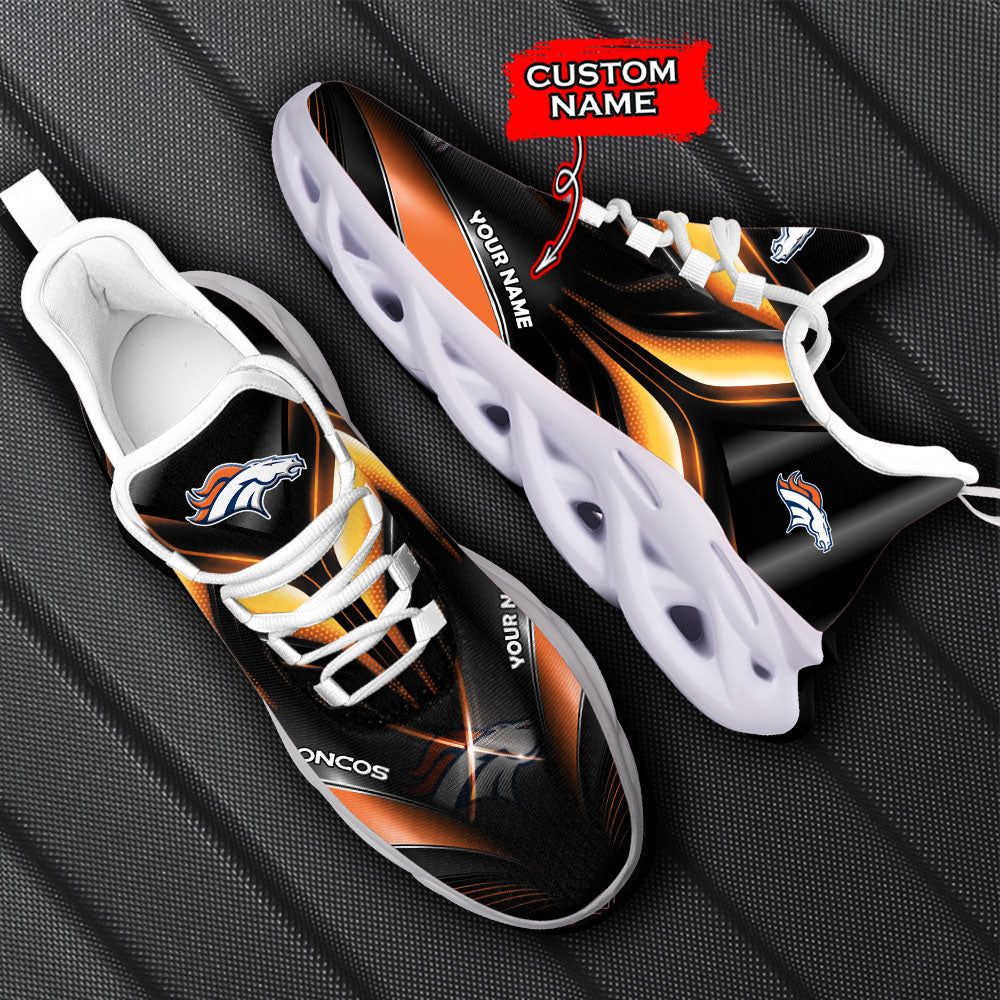 Ideafootwear Denver Broncos NFL Max Soul Shoes Sneakers For Men And Women