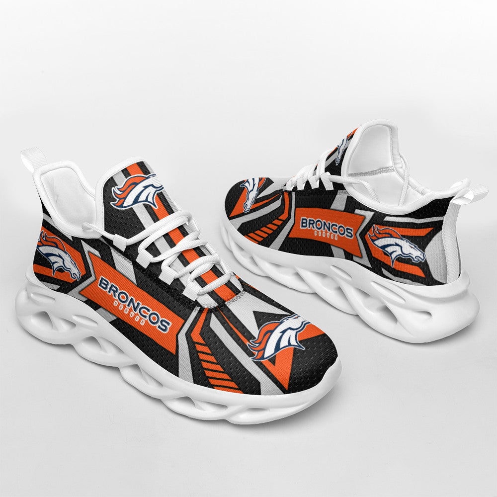 Ideafootwear Denver Broncos NFL Max Soul Shoes Sneakers For Men And Women