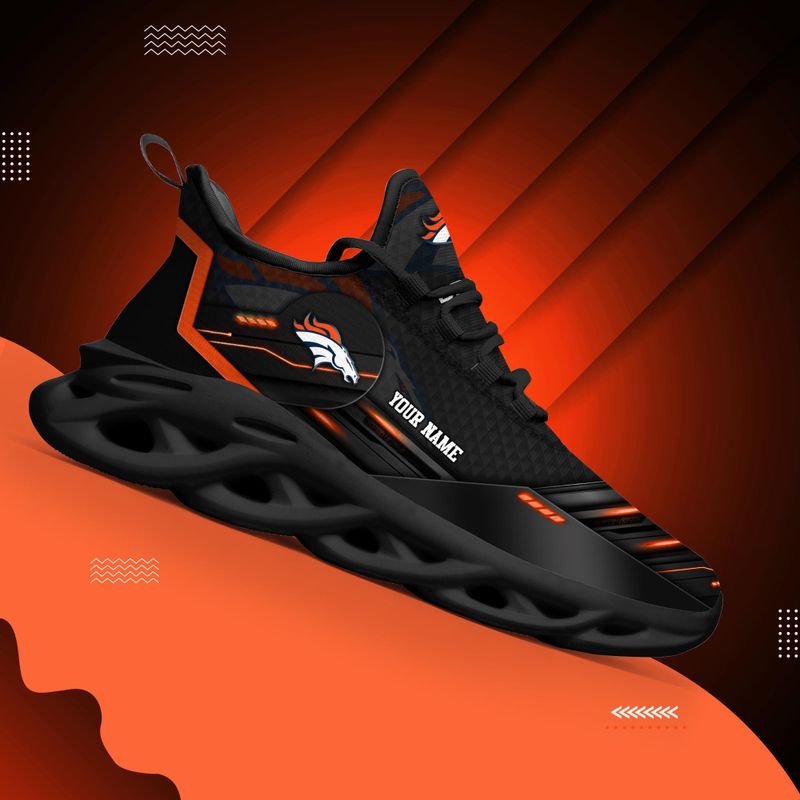 Ideafootwear Denver Broncos NFL Max Soul Shoes Sneakers For Men And Women