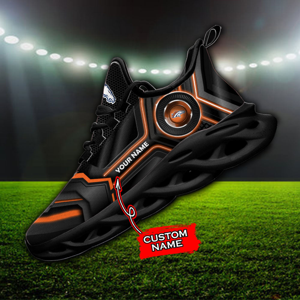 Ideafootwear Denver Broncos NFL Max Soul Shoes Sneakers For Men And Women