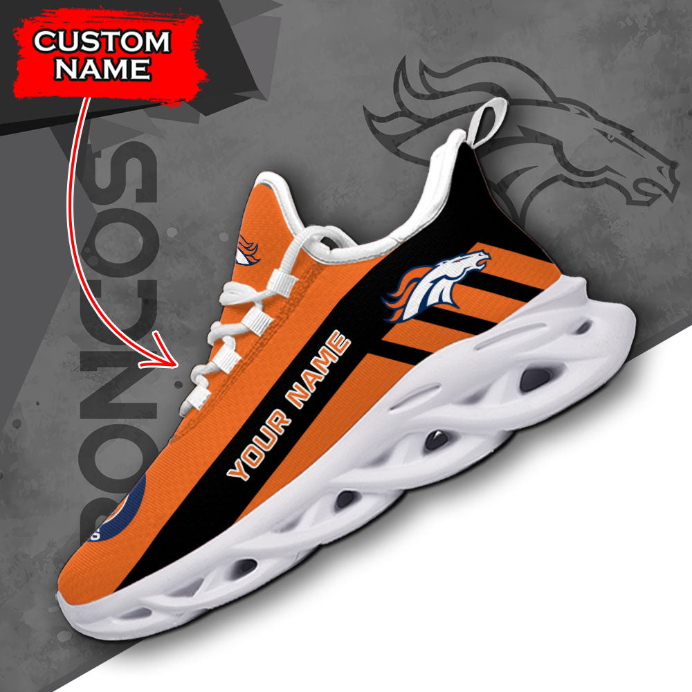 Ideafootwear Denver Broncos NFL Max Soul Shoes Sneakers For Men And Women