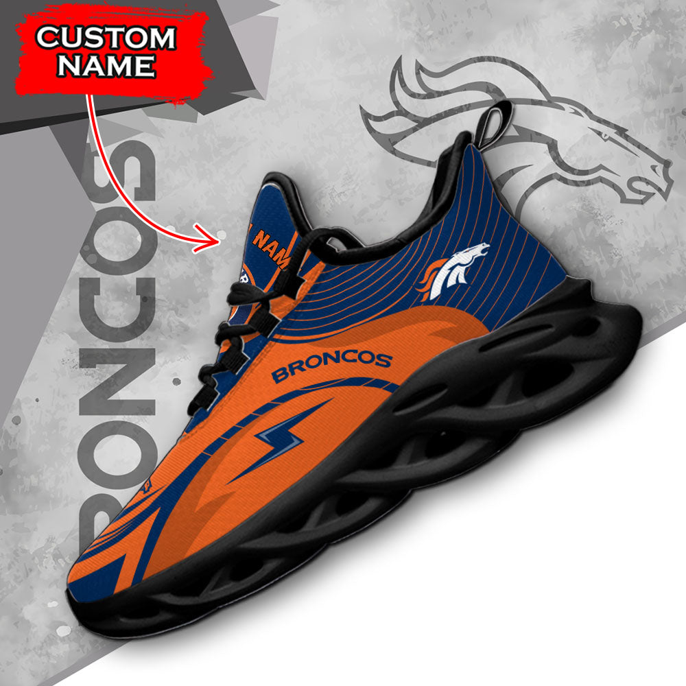 Ideafootwear Denver Broncos NFL Max Soul Shoes Sneakers For Men And Women