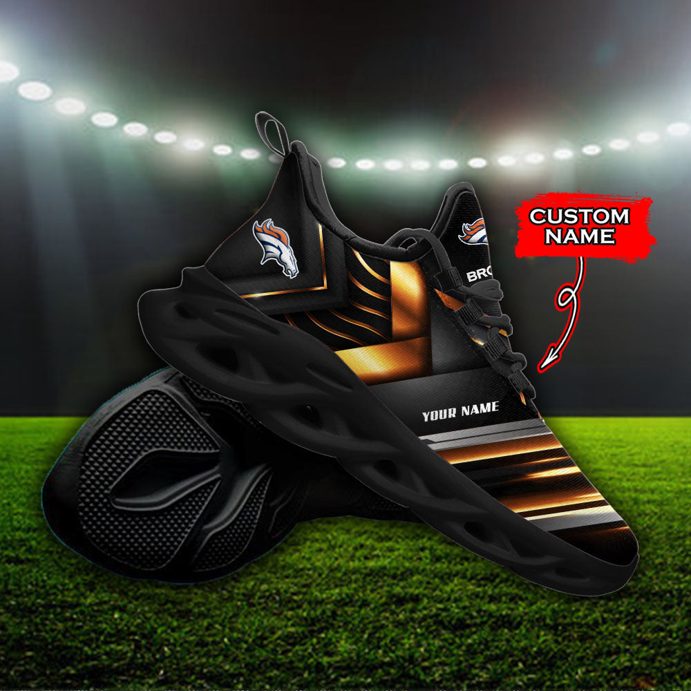 Ideafootwear Denver Broncos NFL Max Soul Shoes Sneakers For Men And Women