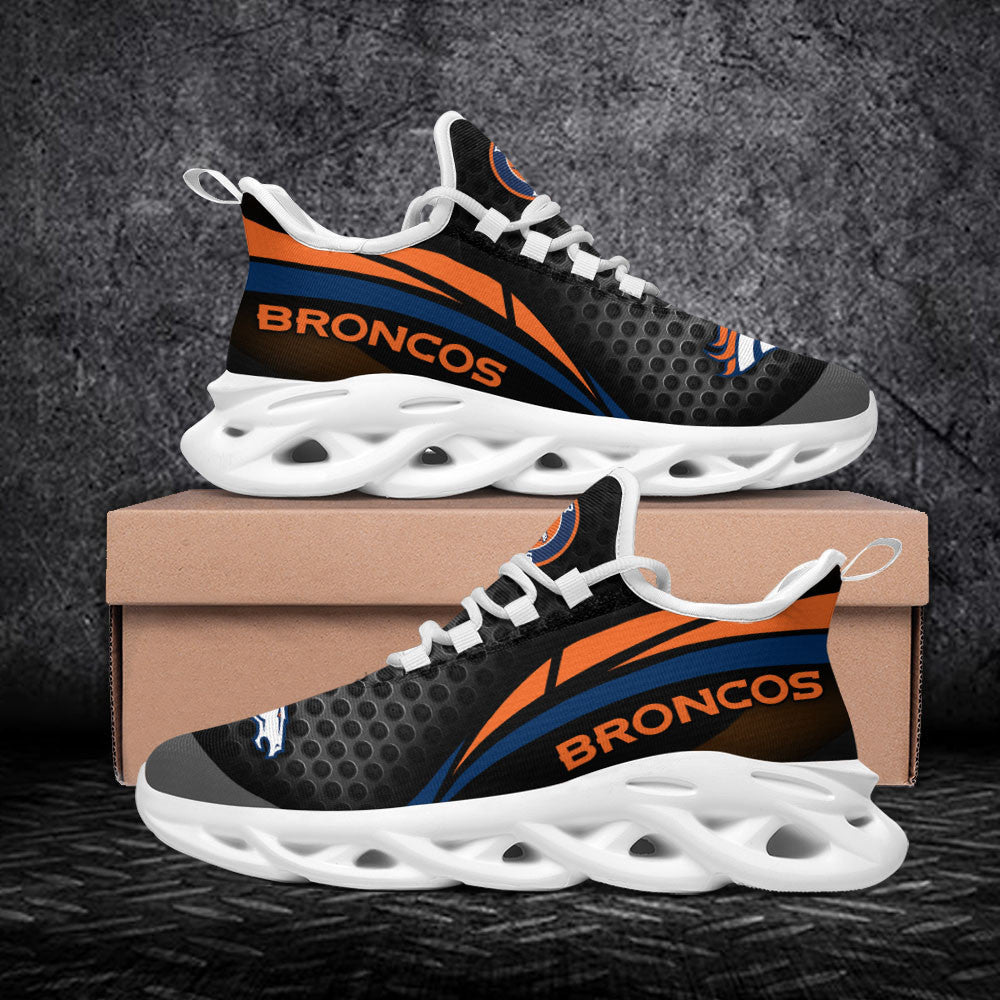 Ideafootwear Denver Broncos NFL Max Soul Shoes Sneakers For Men And Women