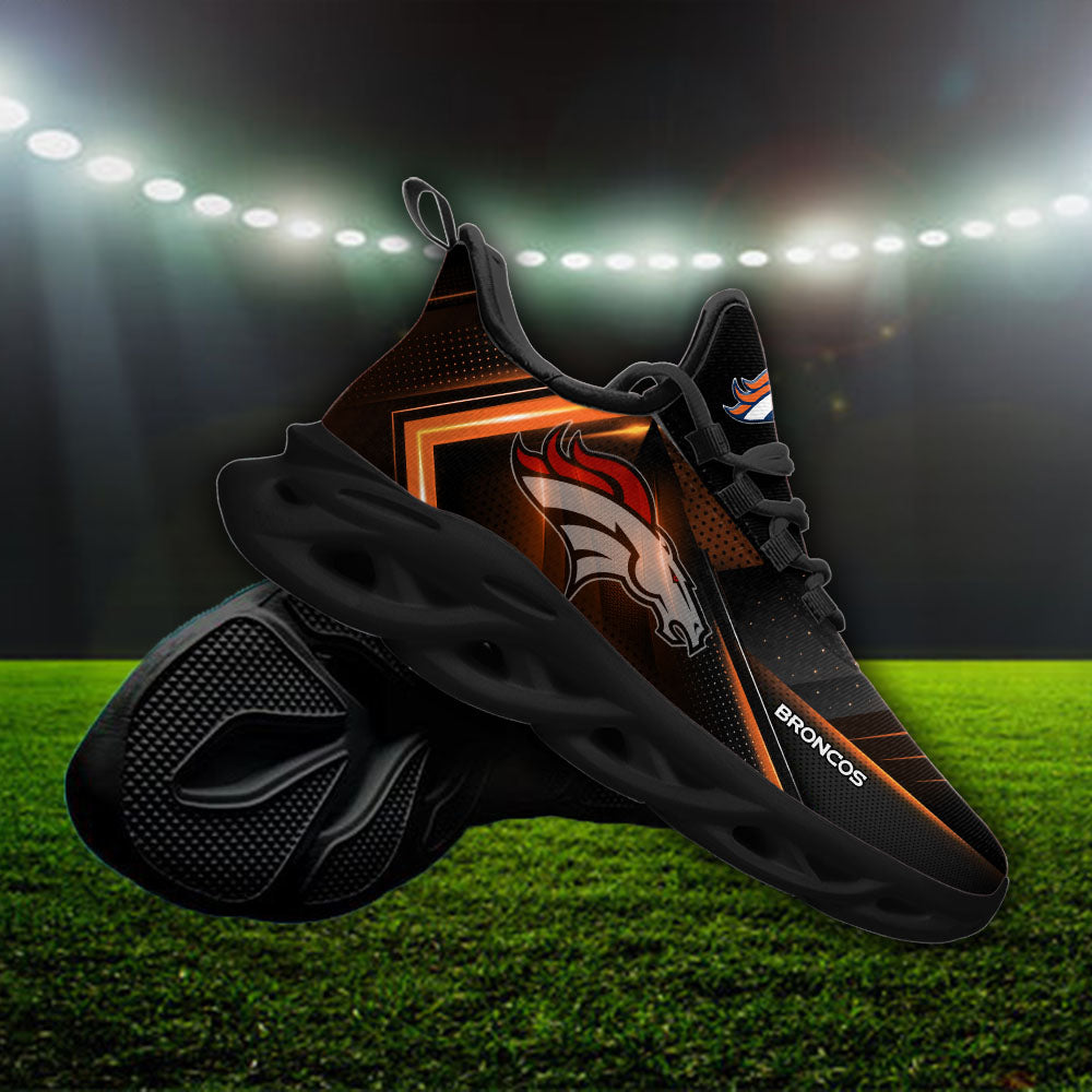 Ideafootwear Denver Broncos NFL Max Soul Shoes Sneakers For Men And Women