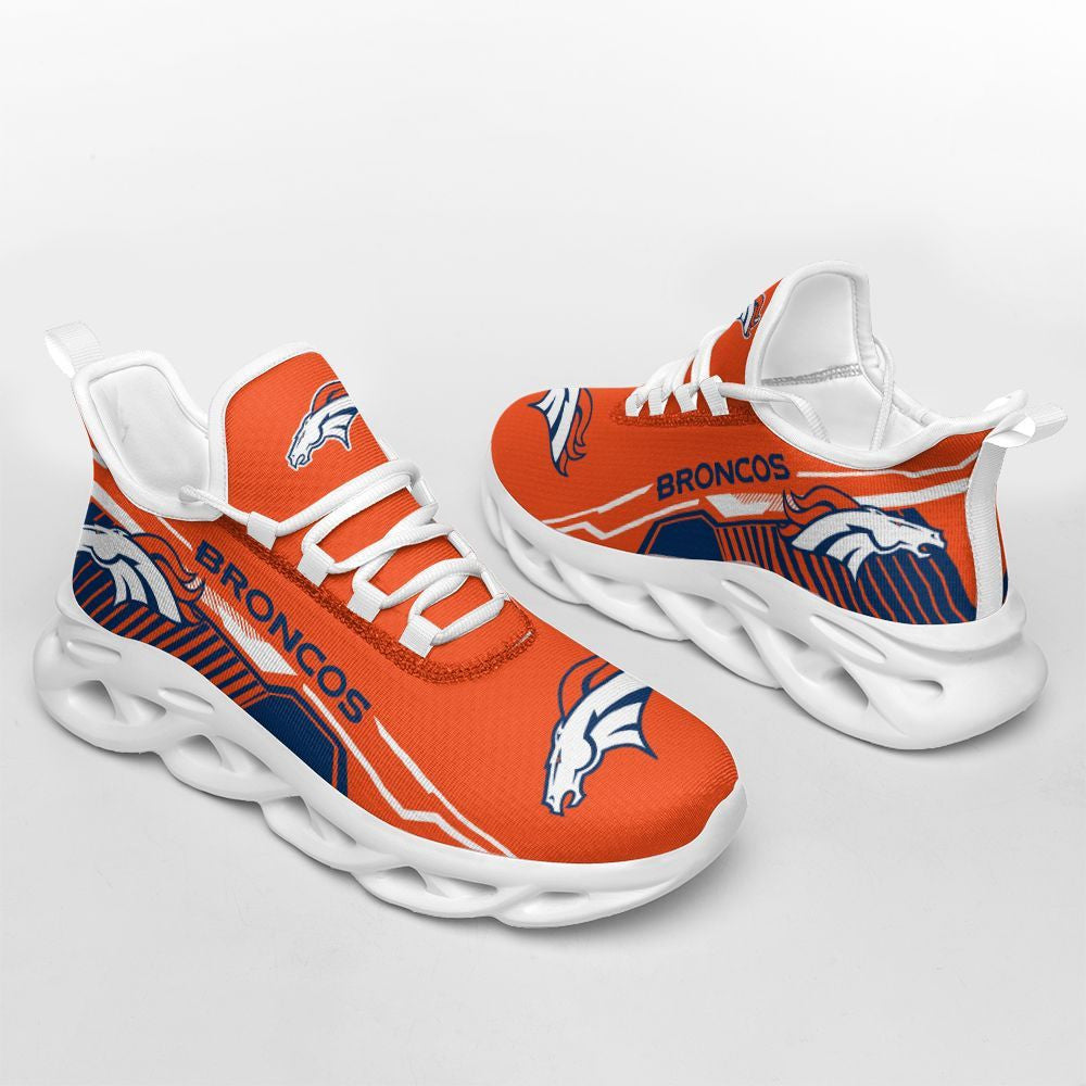 Ideafootwear Denver Broncos NFL Max Soul Shoes Sneakers For Men And Women
