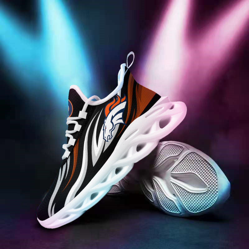 Ideafootwear Denver Broncos NFL Max Soul Shoes Sneakers For Men And Women