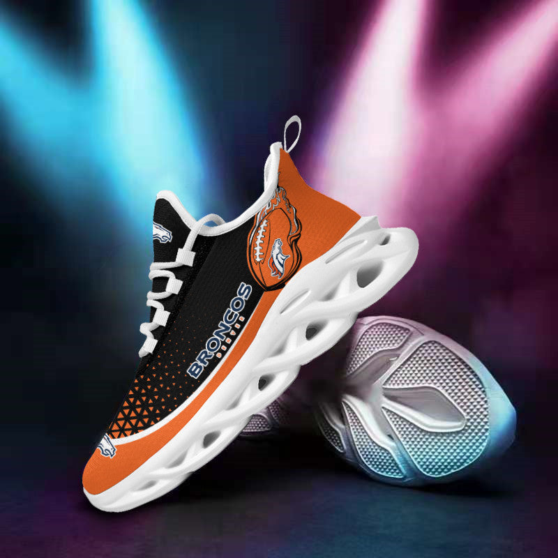 Ideafootwear Denver Broncos NFL Max Soul Shoes Sneakers For Men And Women
