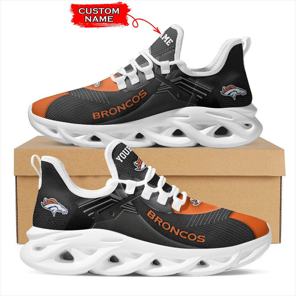 Ideafootwear Denver Broncos NFL Max Soul Shoes Sneakers For Men And Women