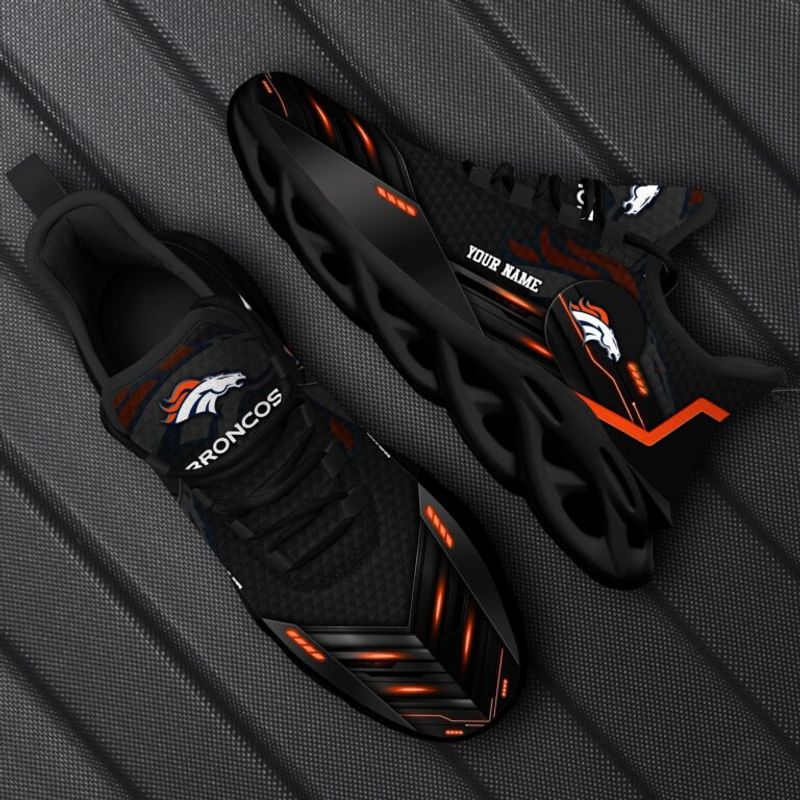 Ideafootwear Denver Broncos NFL Max Soul Shoes Sneakers For Men And Women