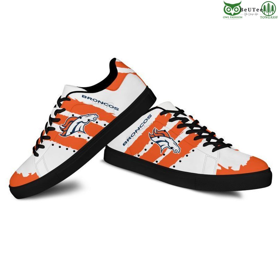 Ideafootwear Denver Broncos Skate Stan Shoes Sneakes For Men And Women