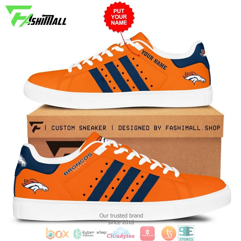 Ideafootwear Denver Broncos Skate Stan Shoes Sneakes For Men And Women