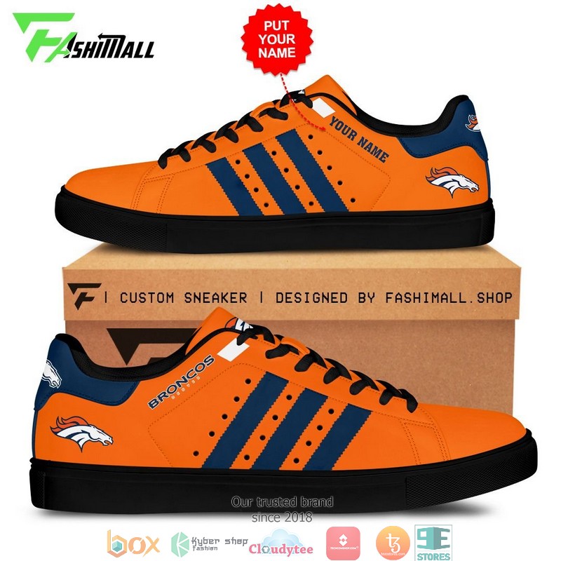 Ideafootwear Denver Broncos Skate Stan Shoes Sneakes For Men And Women