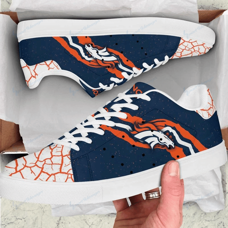 Ideafootwear Denver Broncos Skate Stan Shoes Sneakes For Men And Women