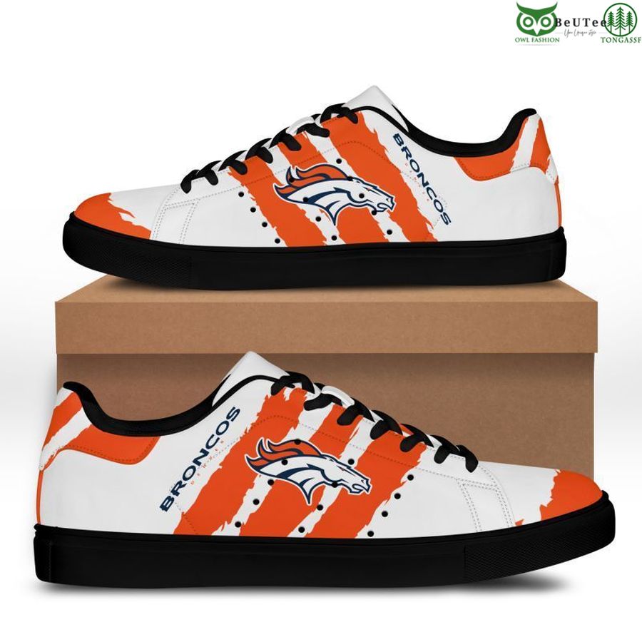 Ideafootwear Denver Broncos Skate Stan Shoes Sneakes For Men And Women