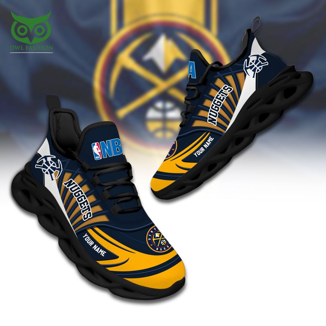 Ideafootwear Denver Nuggets Max Soul Shoes Sneakers For Men And Women