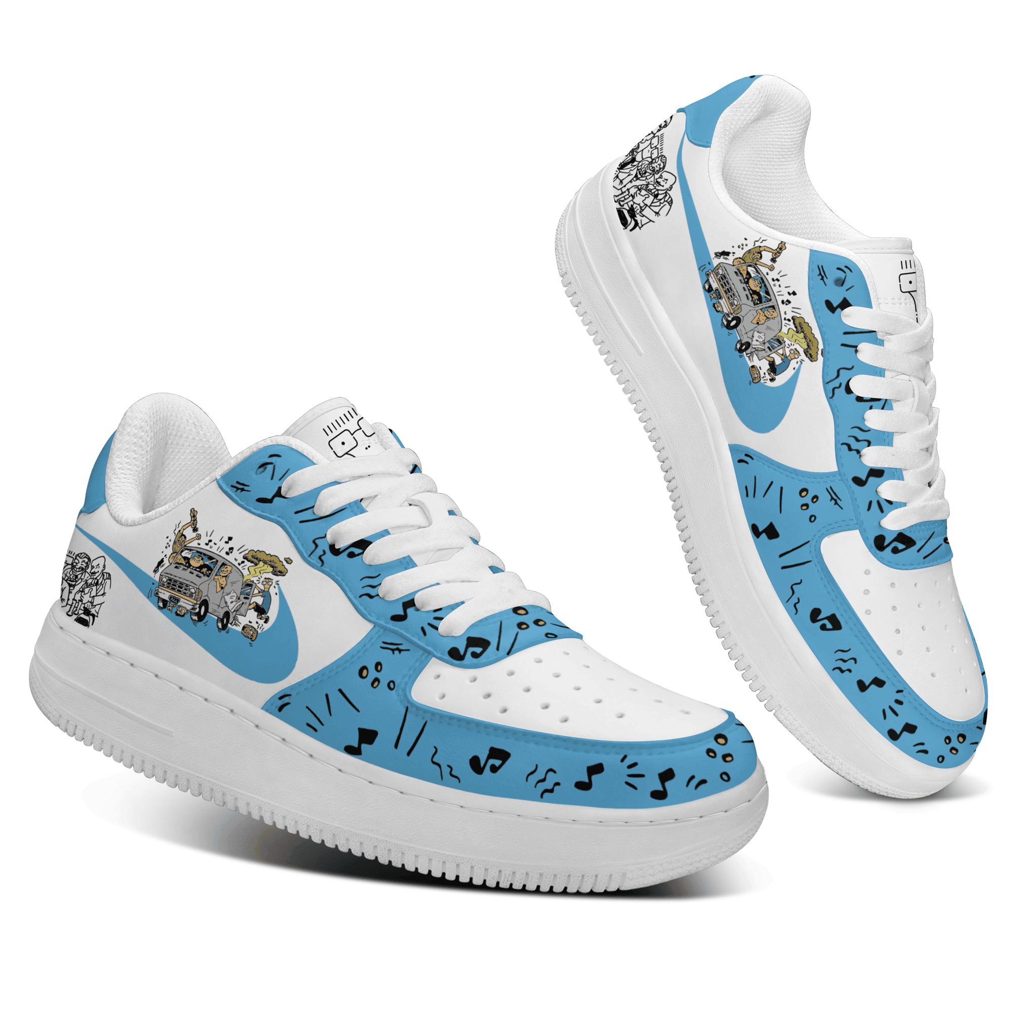 Ideafootwear Descendents Air Low-Top Sneakers Shoes For Men And Women