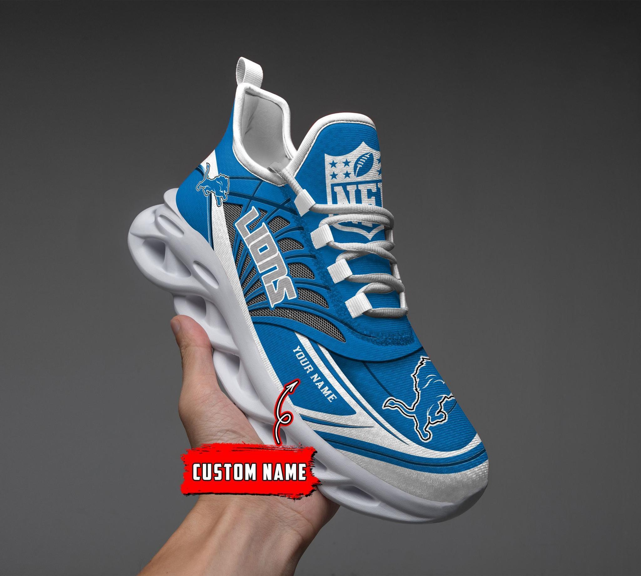 Ideafootwear Detroit Lions Max Soul Shoes Sneakers For Men And Women