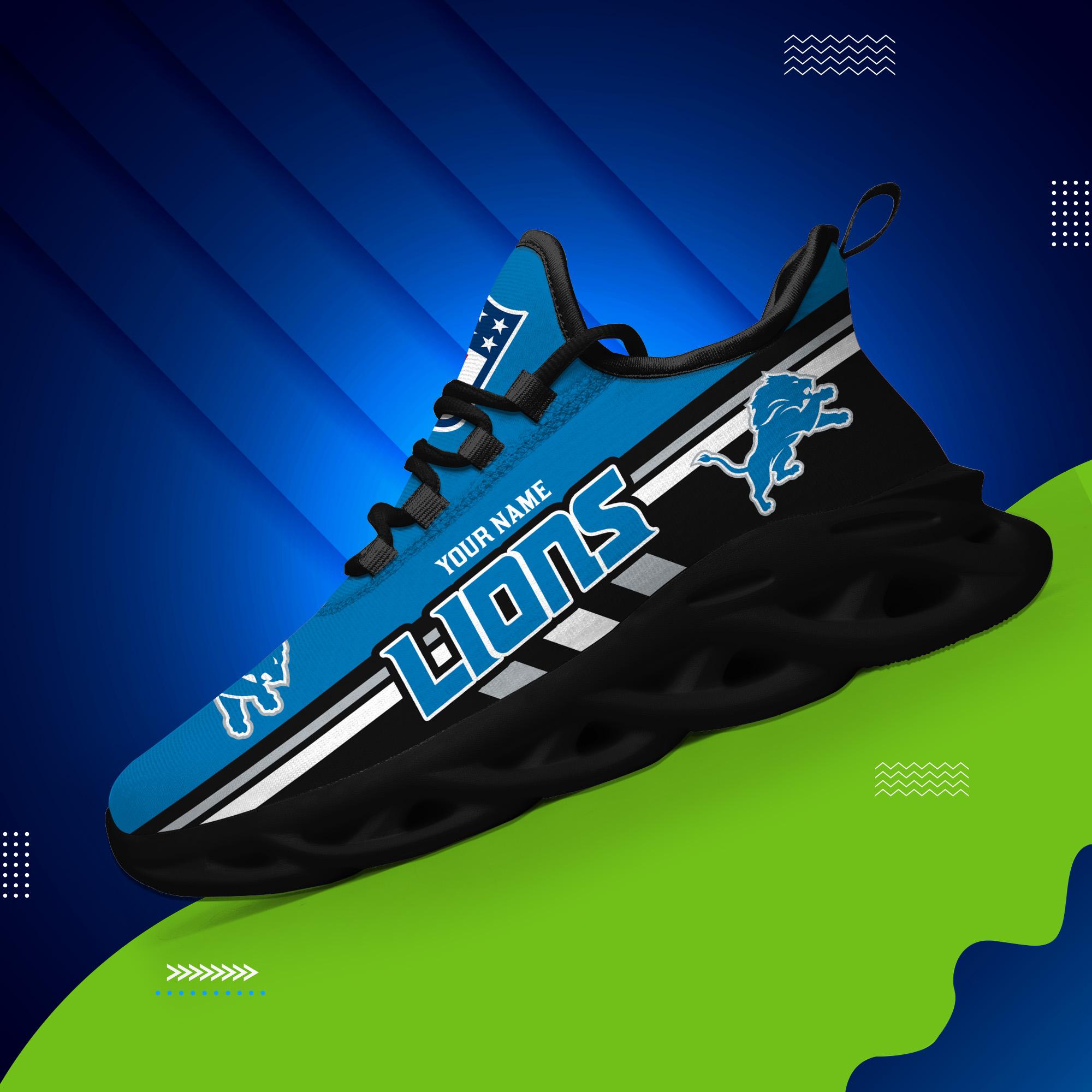 Ideafootwear Detroit Lions Max Soul Shoes Sneakers For Men And Women
