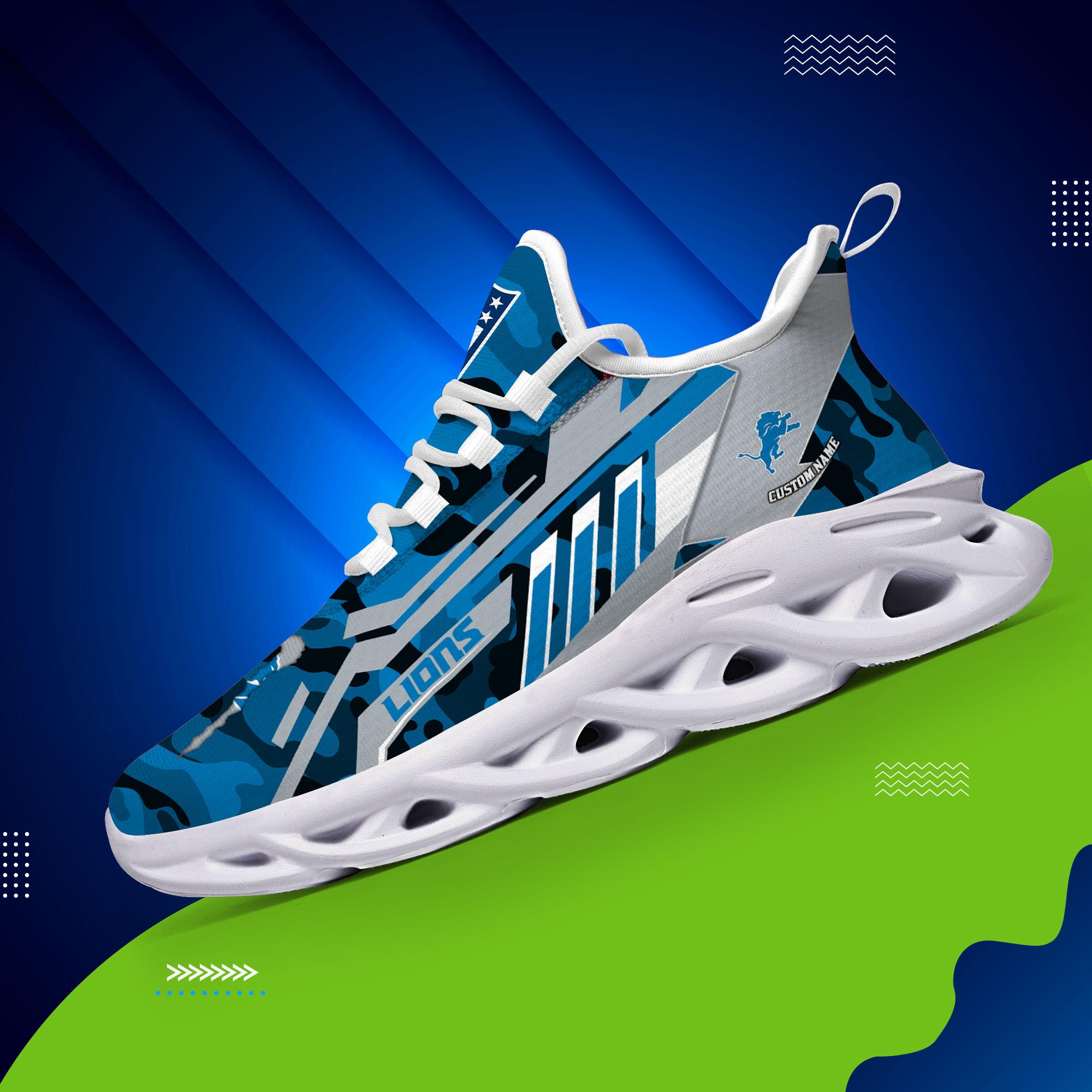 Ideafootwear Detroit Lions Max Soul Shoes Sneakers For Men And Women