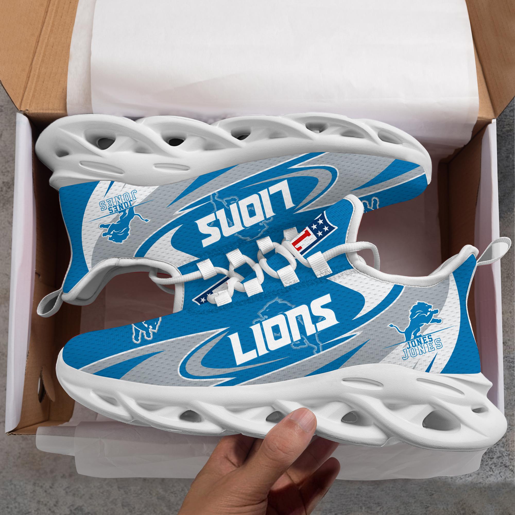 Ideafootwear Detroit Lions Max Soul Shoes Sneakers For Men And Women