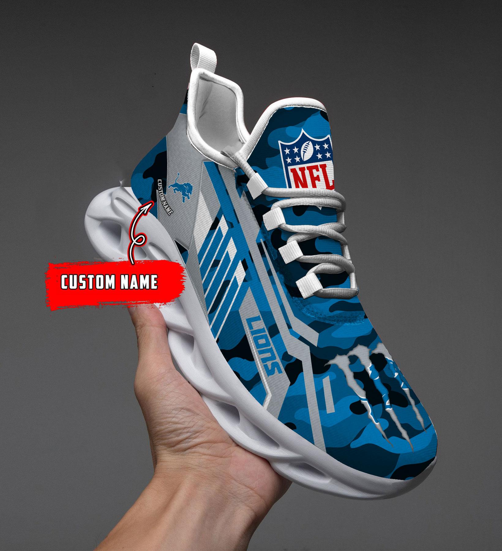 Ideafootwear Detroit Lions Max Soul Shoes Sneakers For Men And Women
