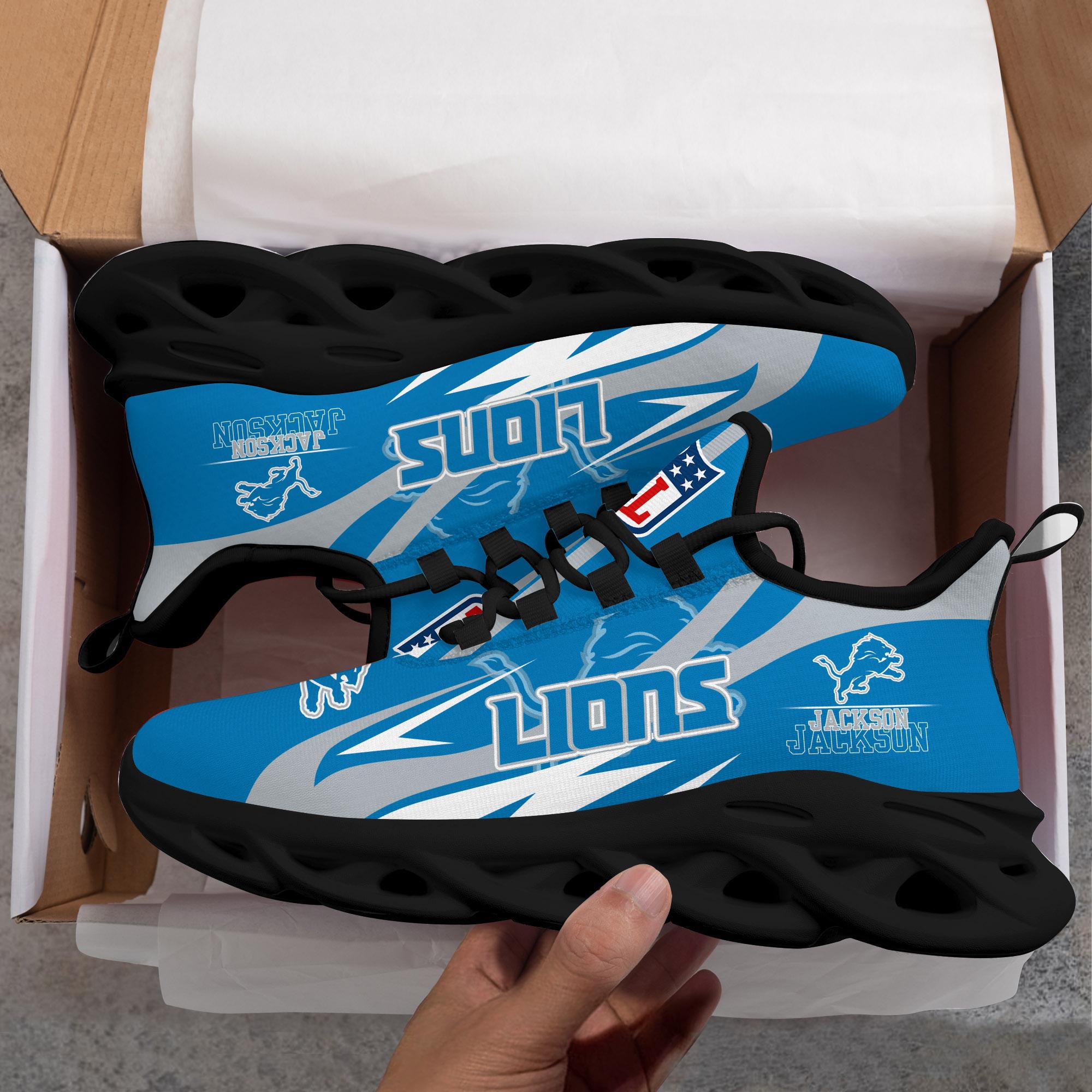 Ideafootwear Detroit Lions Max Soul Shoes Sneakers For Men And Women