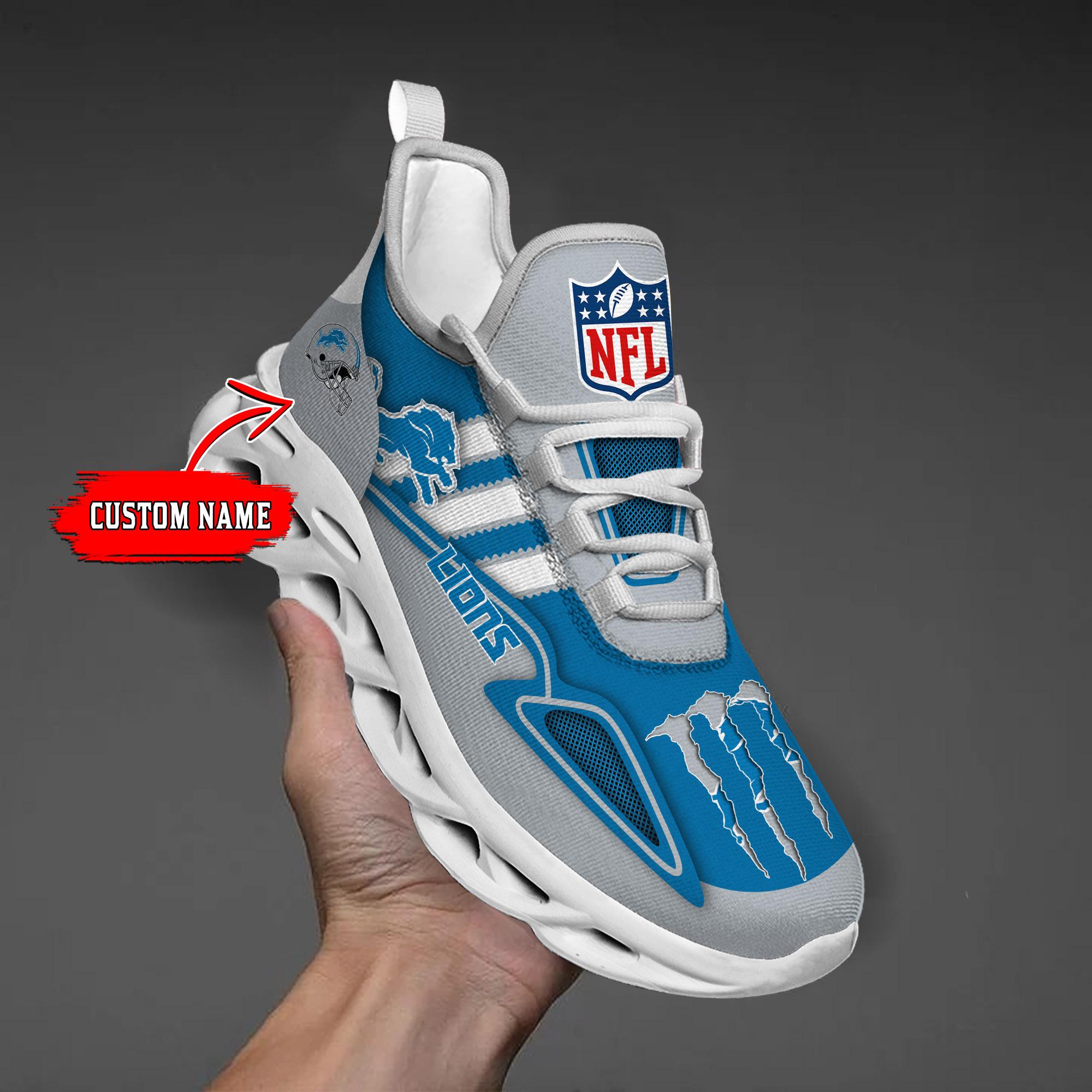 Ideafootwear Detroit Lions Max Soul Shoes Sneakers For Men And Women