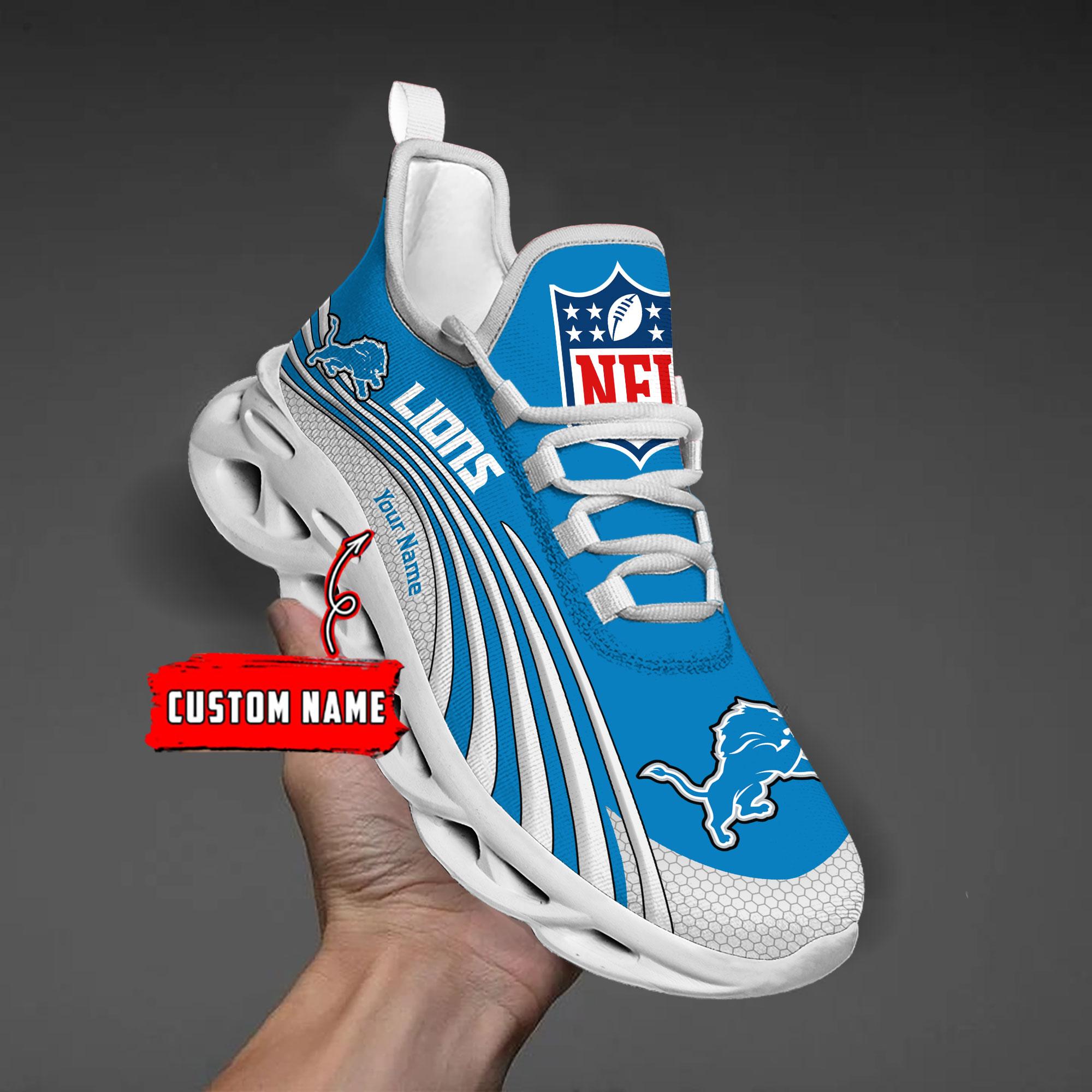 Ideafootwear Detroit Lions Max Soul Shoes Sneakers For Men And Women