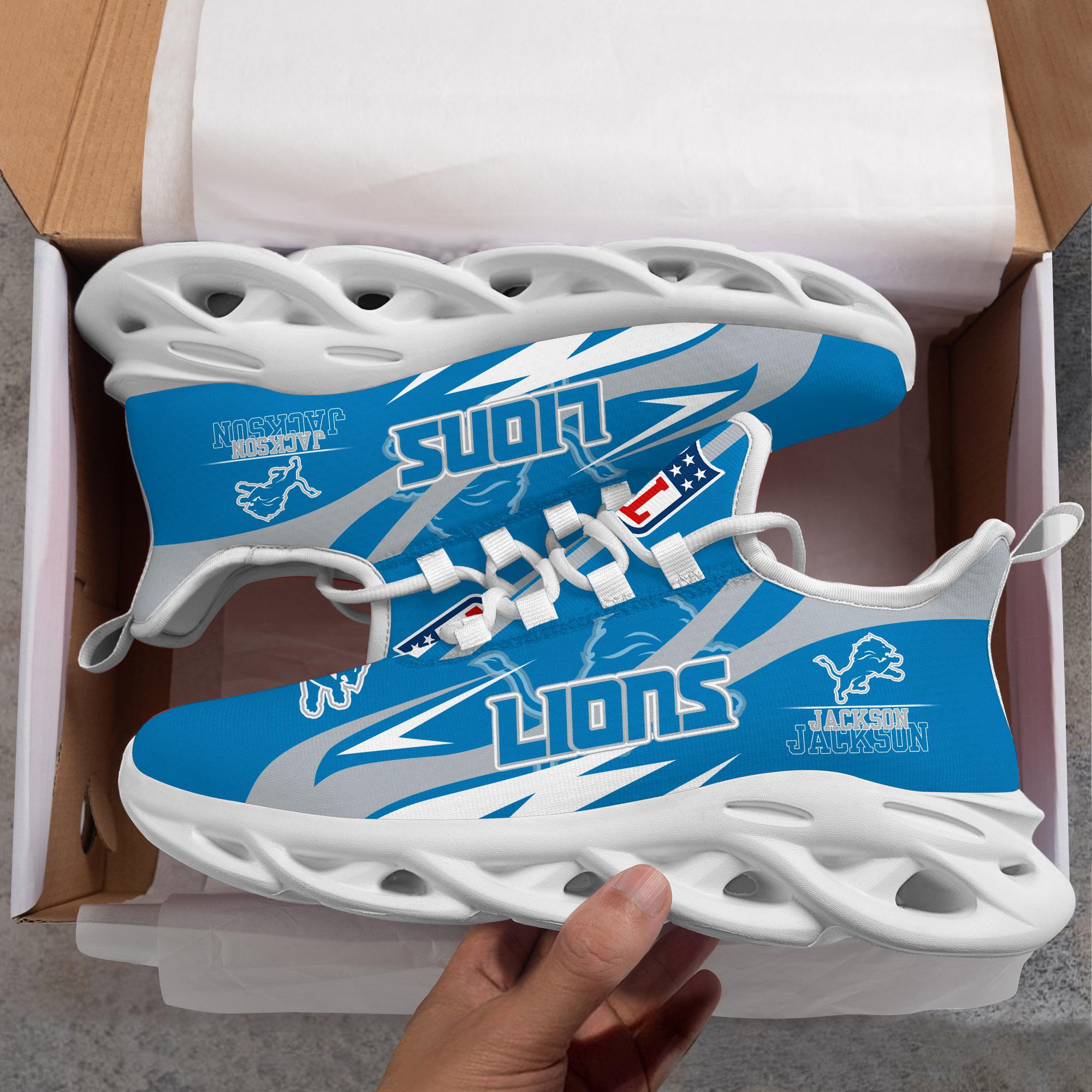 Ideafootwear Detroit Lions Max Soul Shoes Sneakers For Men And Women