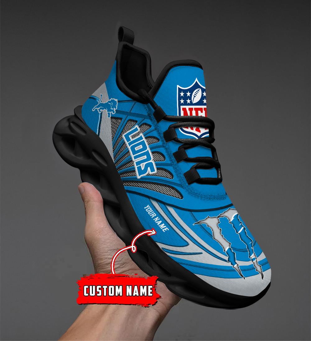 Ideafootwear Detroit Lions Max Soul Shoes Sneakers For Men And Women