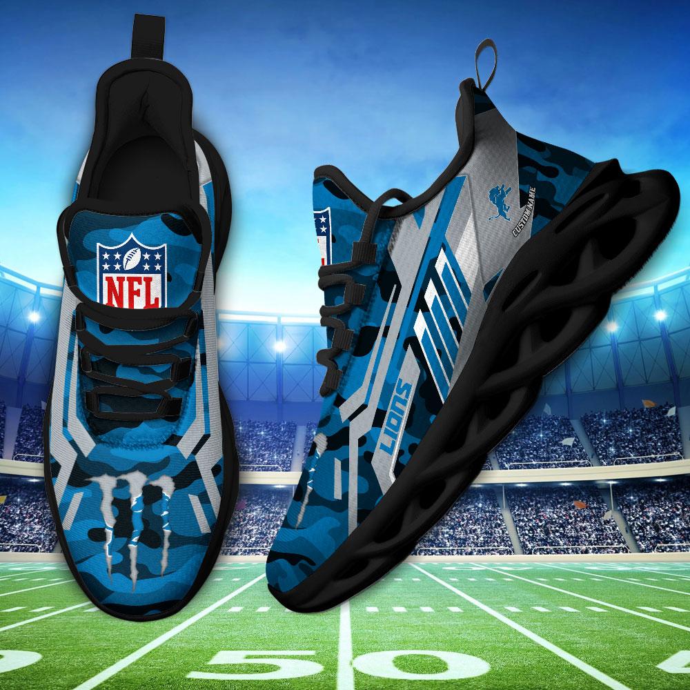 Ideafootwear Detroit Lions Max Soul Shoes Sneakers For Men And Women
