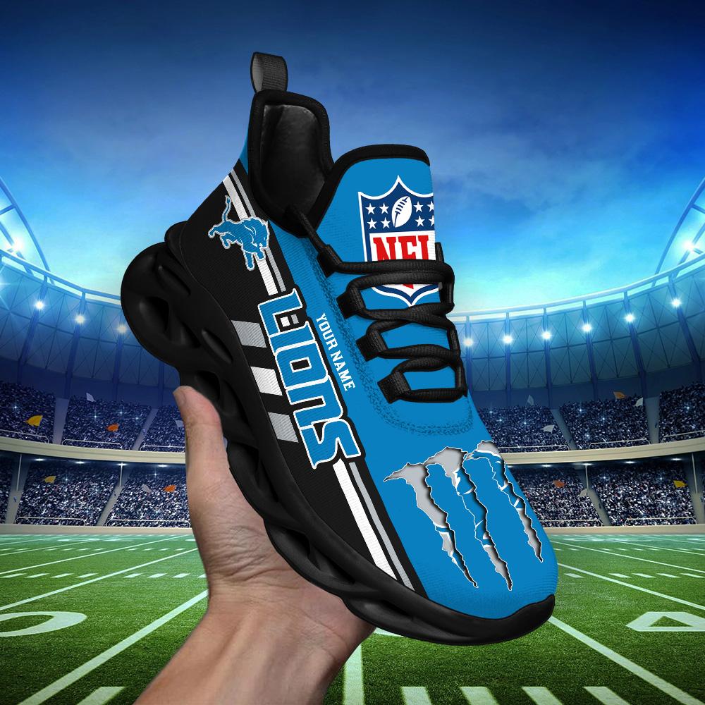 Ideafootwear Detroit Lions Max Soul Shoes Sneakers For Men And Women