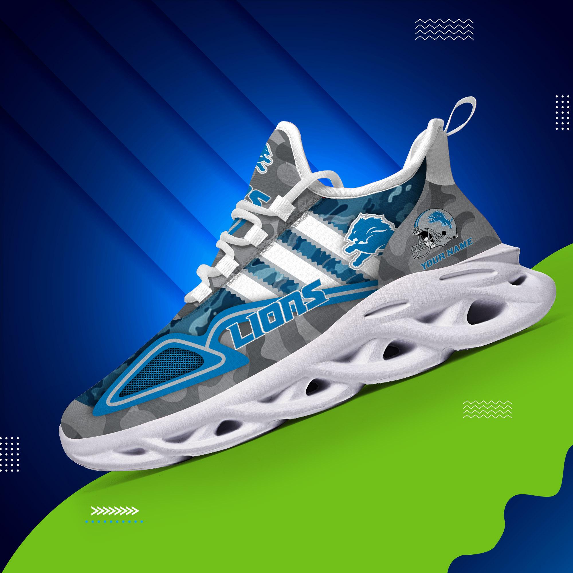 Ideafootwear Detroit Lions Max Soul Shoes Sneakers For Men And Women