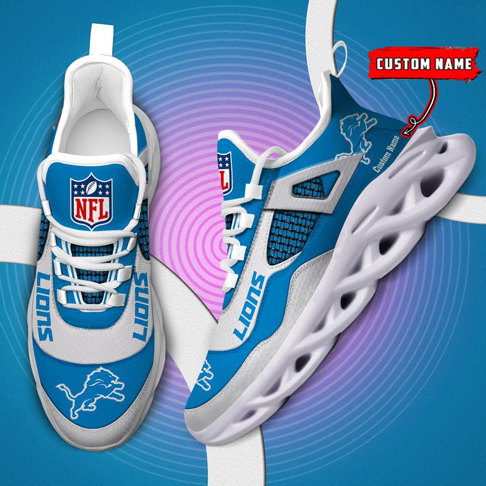 Ideafootwear Detroit Lions Max Soul Shoes Sneakers For Men And Women