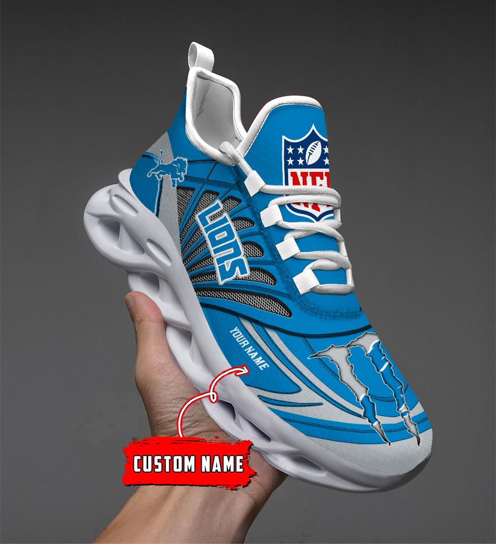 Ideafootwear Detroit Lions Max Soul Shoes Sneakers For Men And Women