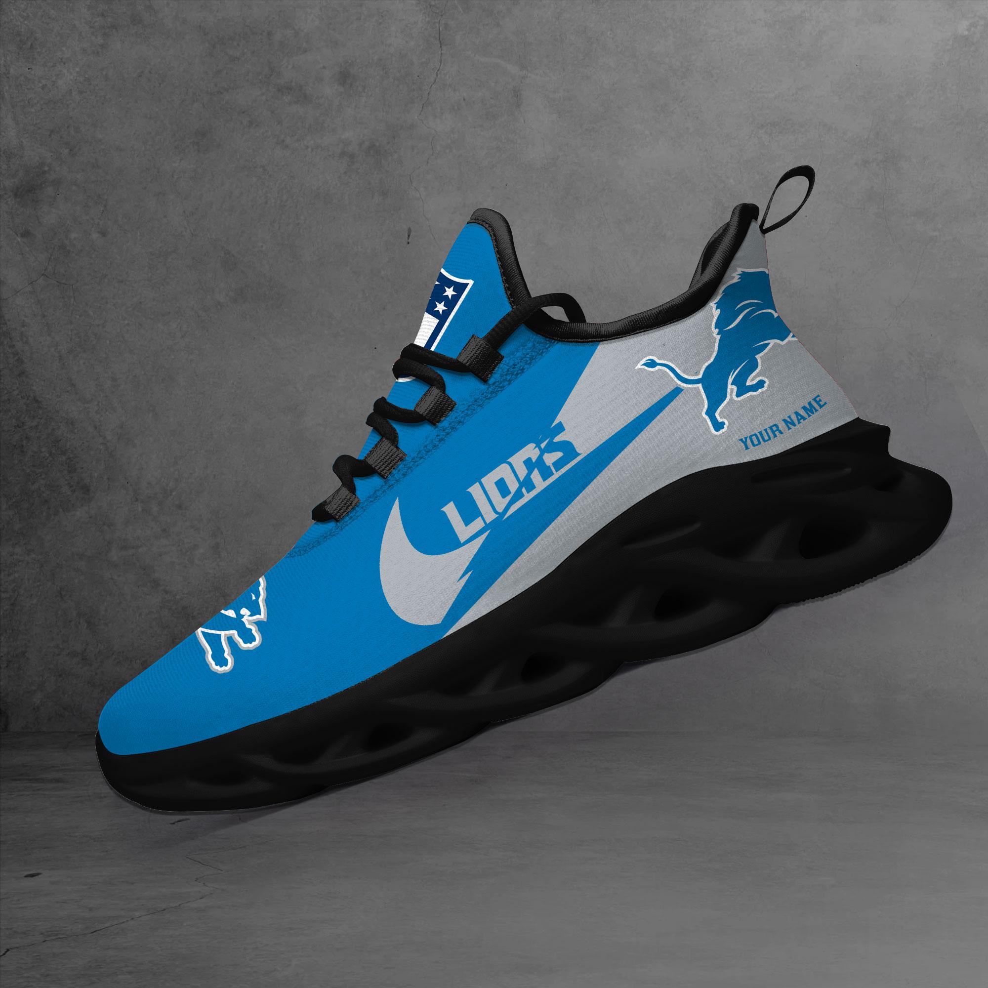 Ideafootwear Detroit Lions Max Soul Shoes Sneakers For Men And Women
