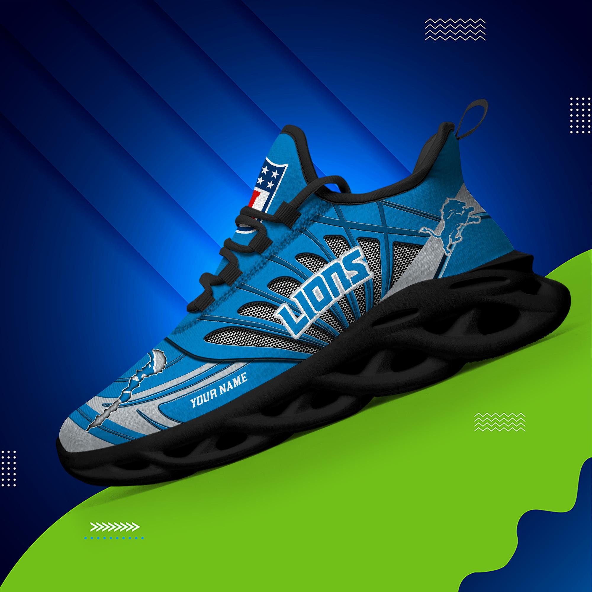 Ideafootwear Detroit Lions Max Soul Shoes Sneakers For Men And Women