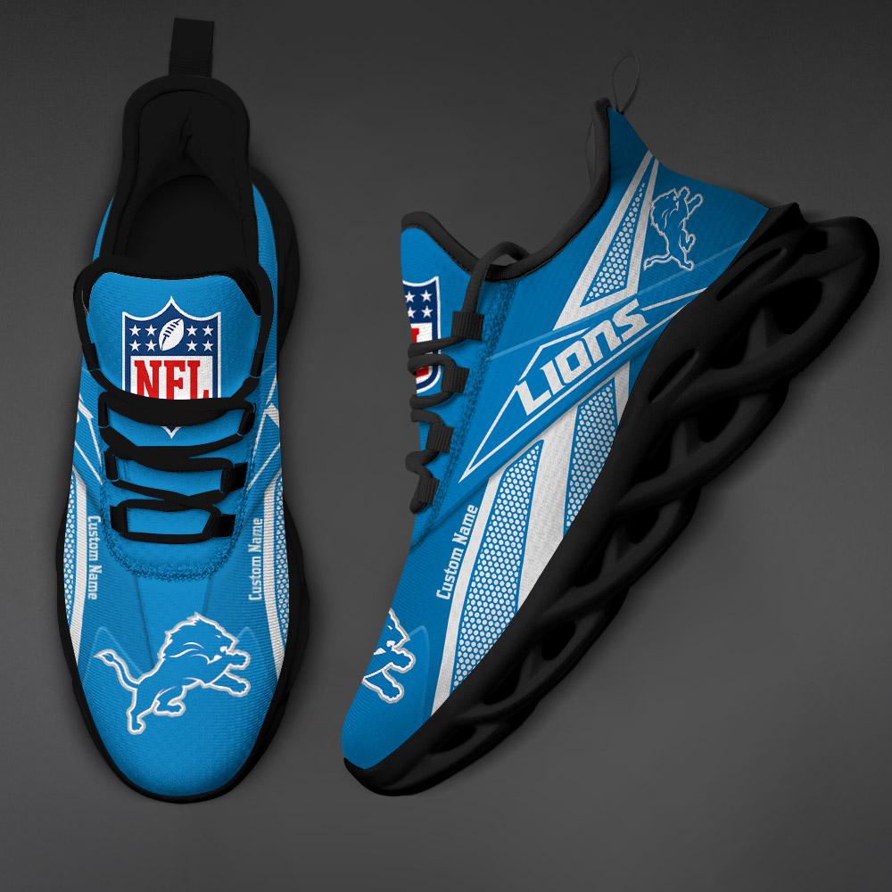 Ideafootwear Detroit Lions Max Soul Shoes Sneakers For Men And Women