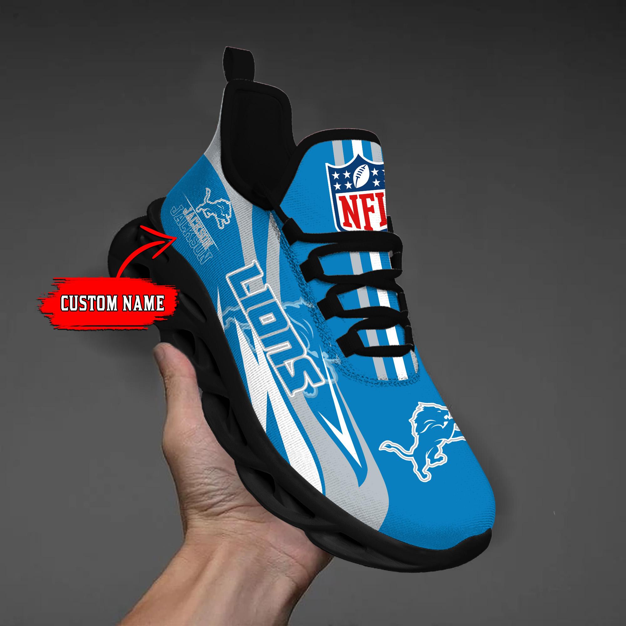 Ideafootwear Detroit Lions Max Soul Shoes Sneakers For Men And Women