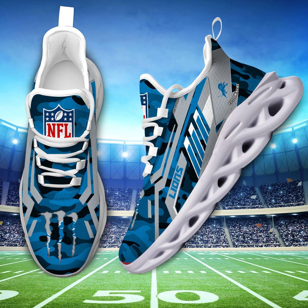 Ideafootwear Detroit Lions Max Soul Shoes Sneakers For Men And Women
