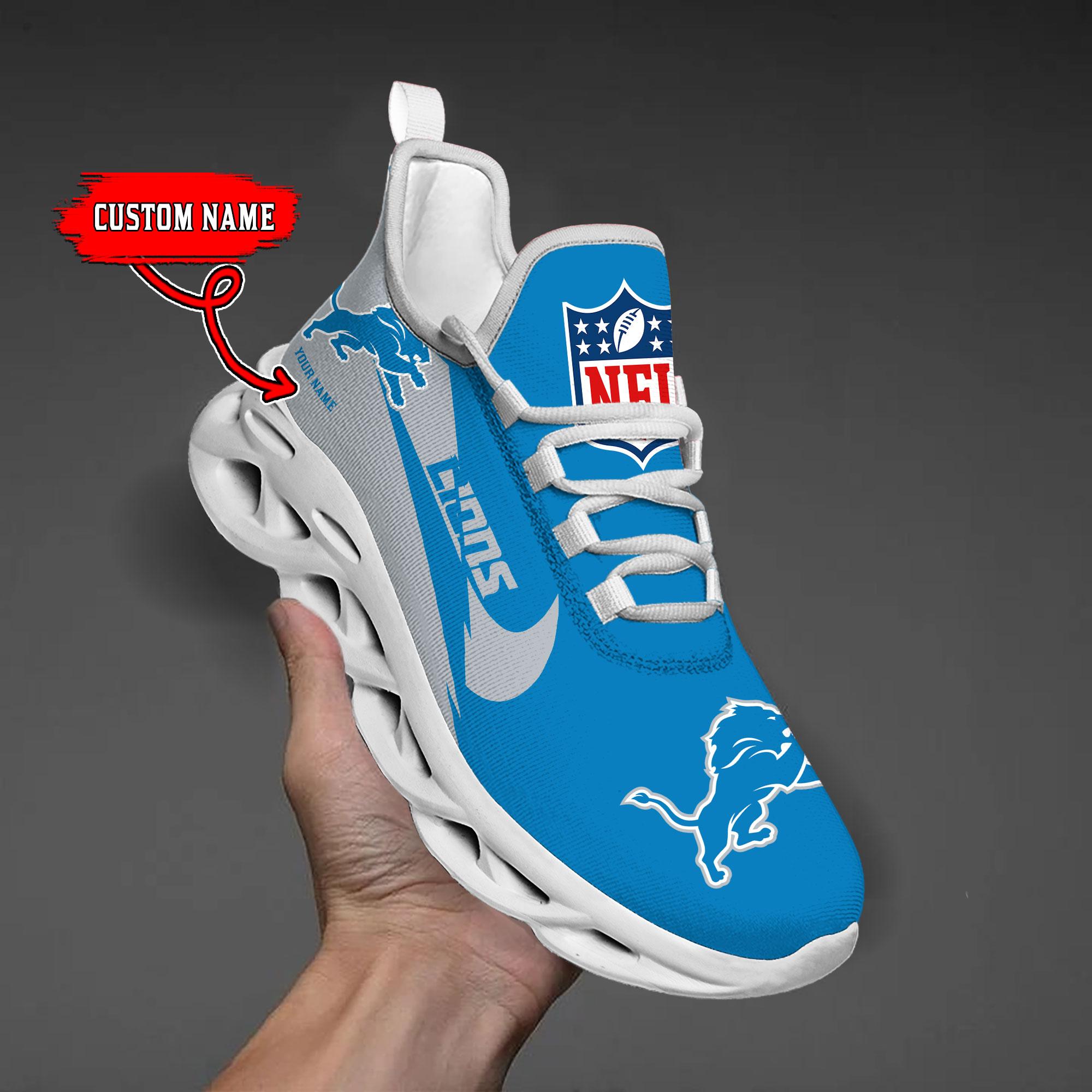Ideafootwear Detroit Lions Max Soul Shoes Sneakers For Men And Women