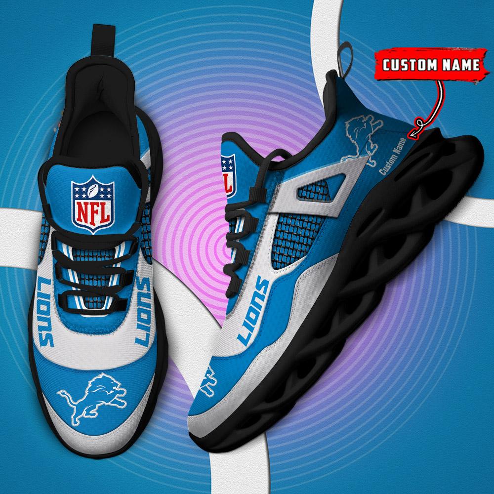 Ideafootwear Detroit Lions Max Soul Shoes Sneakers For Men And Women